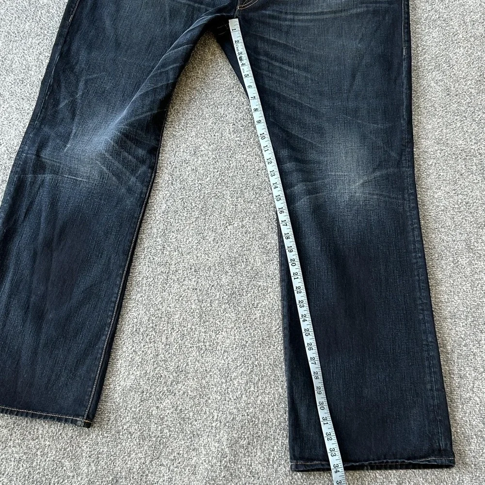 True Religion Billy Relaxed Bootcut‎ Jeans Mens 44x34 Blue Dark Wash Denim